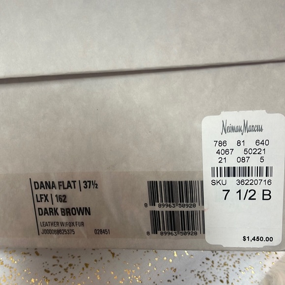 NIB $1495 Jimmy Choo dana cuffed boots rabbit fur trim brown - Picture 16 of 16